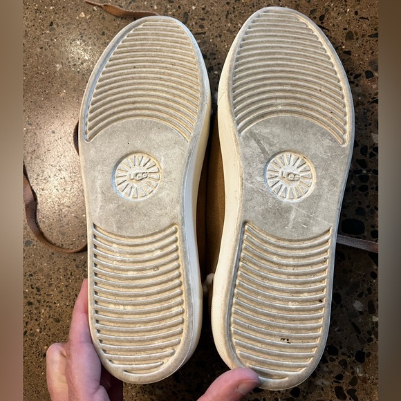 Ugg Suede Sneakers. Tan. Size 10. - Picture 3 of 4